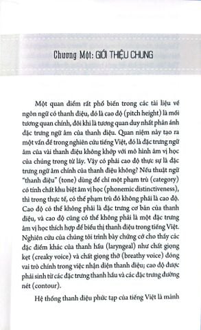  Thanh Điệu Tiếng Việt - Một Phân Tích Mới - 
Andrea Hoa Pham 