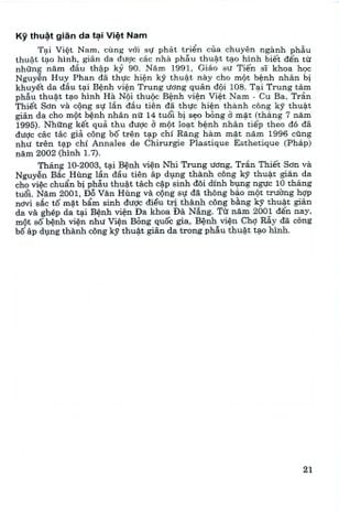  Phương Pháp Giãn Da Trong Phẫu Thuật Tạo Hình Và Thẩm Mỹ  - GS.TS. Trần Thiết Sơn - PGS.TS. Nguyễn Bắc Hùng 
