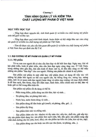  Kiểm Nghiệm Mỹ Phẩm (Tài Liệu Đào Tạo Sau Đại Học ) - ĐH Y Hà Nội 