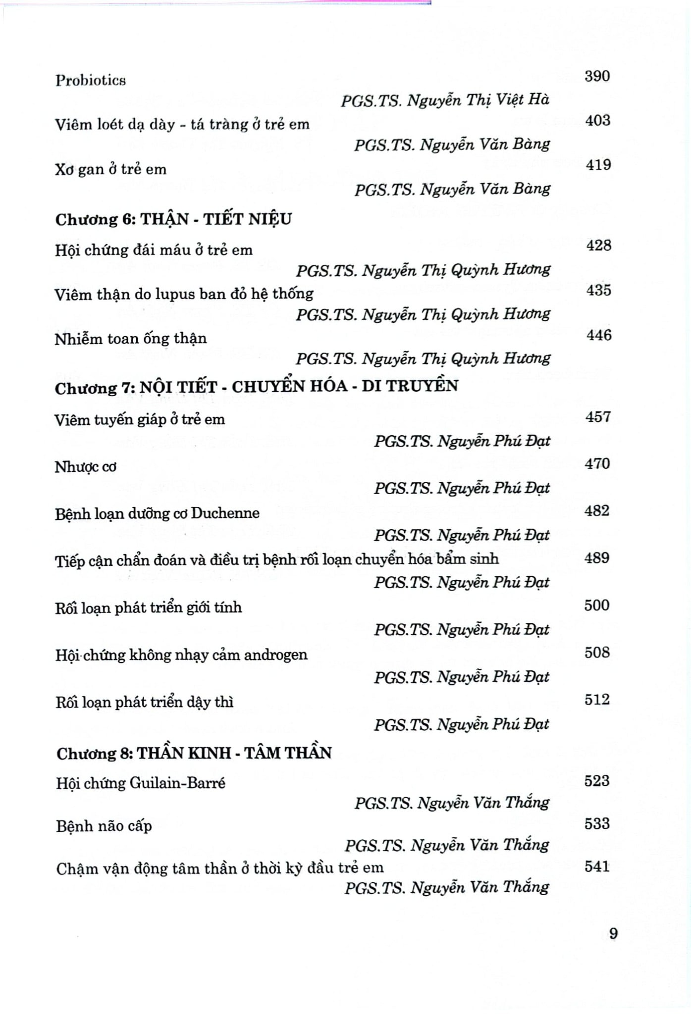 Bài Giảng Nhi Khoa (SĐH) - ĐH Y Hà Nội