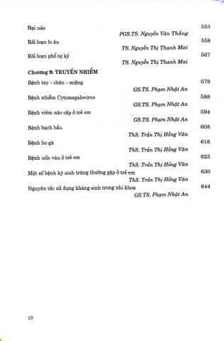  Bài Giảng Nhi Khoa (SĐH) - ĐH Y Hà Nội 