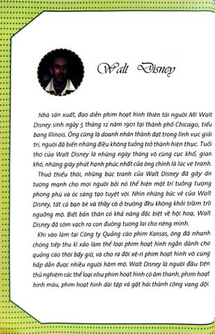  Walt Disney - Who? Chuyện Kể Danh Nhân Thế Giới 