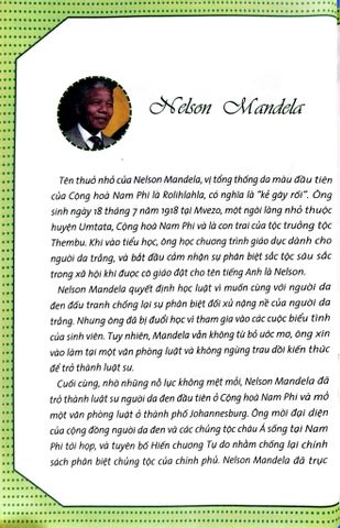  Nelson Mandela - Who? Chuyện Kể Danh Nhân Thế Giới 