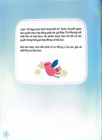  30 Ngày Thực Hành Lòng Biết Ơn - Đậu Thị Nhung, Hoa Quỳnh 