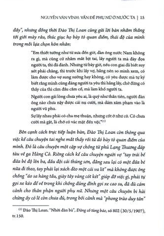  Phụ Nữ Tùng Thư - Nguyễn Văn Vĩnh Vấn Đề Phụ Nữ Ở Nước Ta - Nguyễn Văn Vĩnh 
