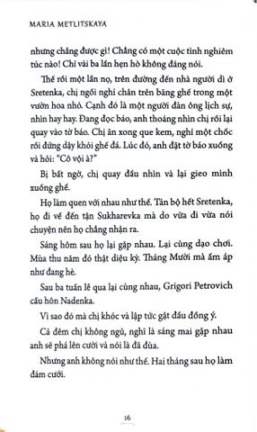  Vợ Người Tình Và Quý Ông Hoàn Hảo - Maria Metlitskaya 