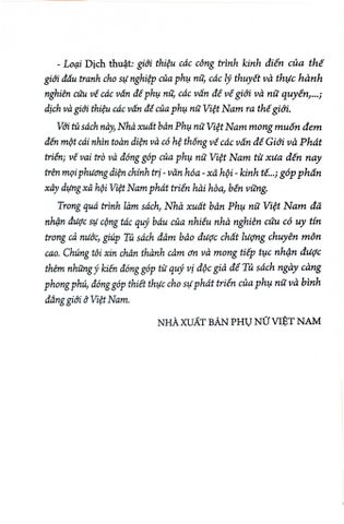  Phụ Nữ Tùng Thư - Phan Thị Bạch Vân Vấn Đề Phụ Nữ Ở Nước Ta - Đoàn Ánh Dương, Nguyễn Thị Lan Anh, Vũ Thị Thanh Loan 