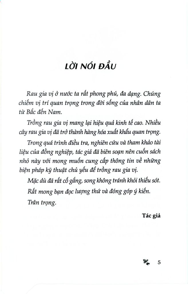 Kỹ Thuật Trồng Rau Gia Vị - PGS TS Tạ Thu Cúc