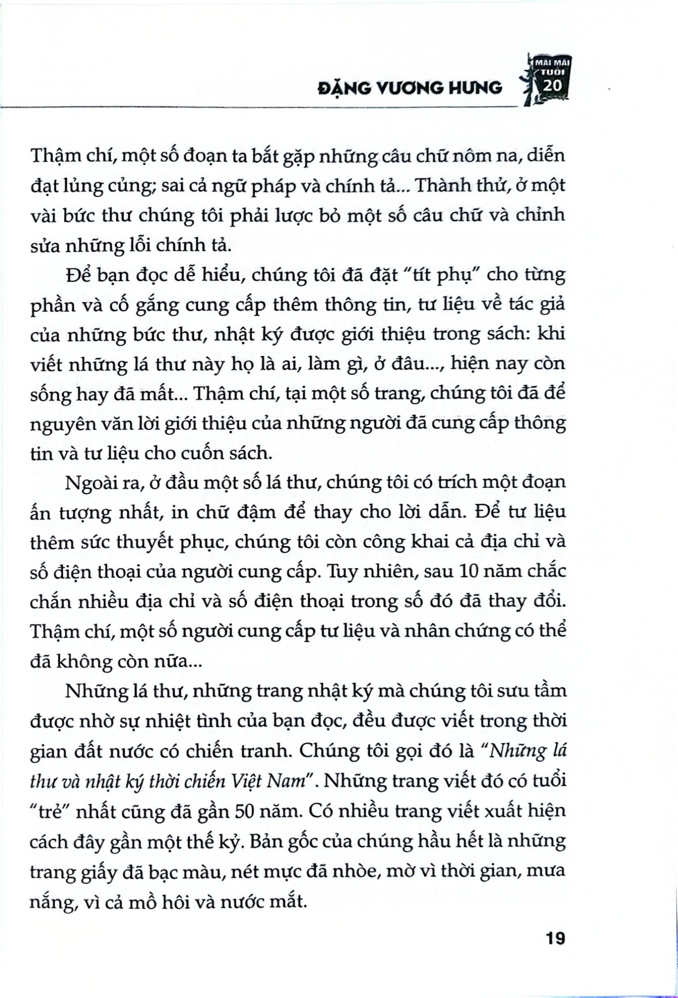 Những Lá Thư Thời Chiến Việt Nam - Đặng Vương Hưng