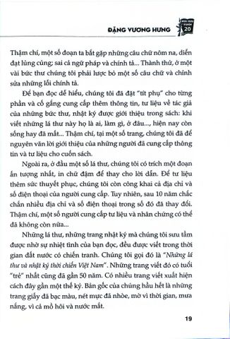  Những Lá Thư Thời Chiến Việt Nam - Đặng Vương Hưng 