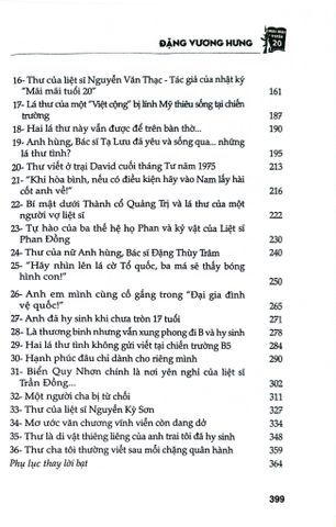  Những Lá Thư Thời Chiến Việt Nam - Đặng Vương Hưng 