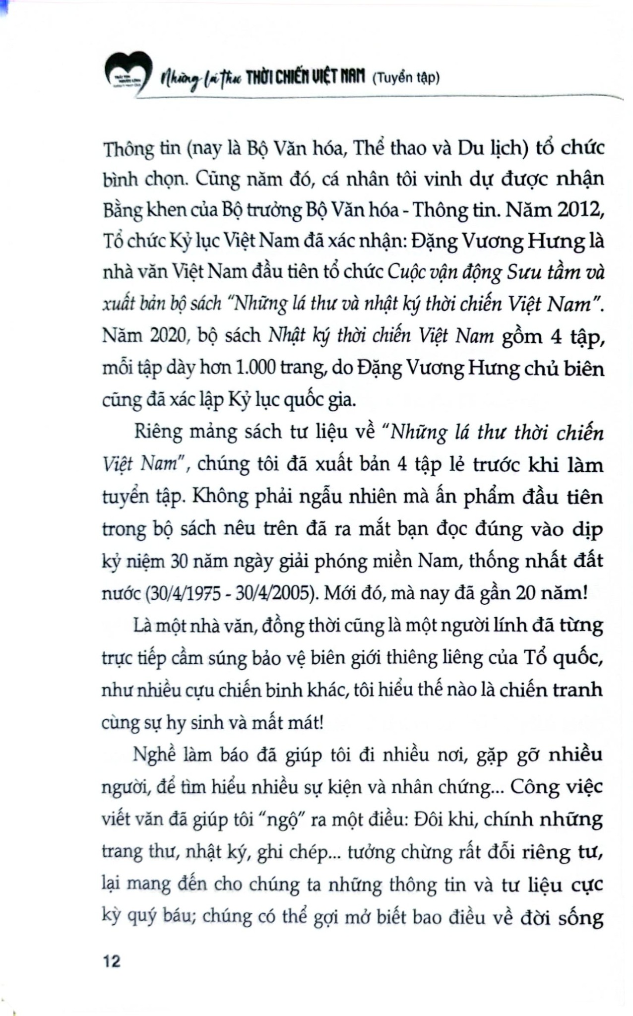 Những Lá Thư Thời Chiến Việt Nam - Đặng Vương Hưng