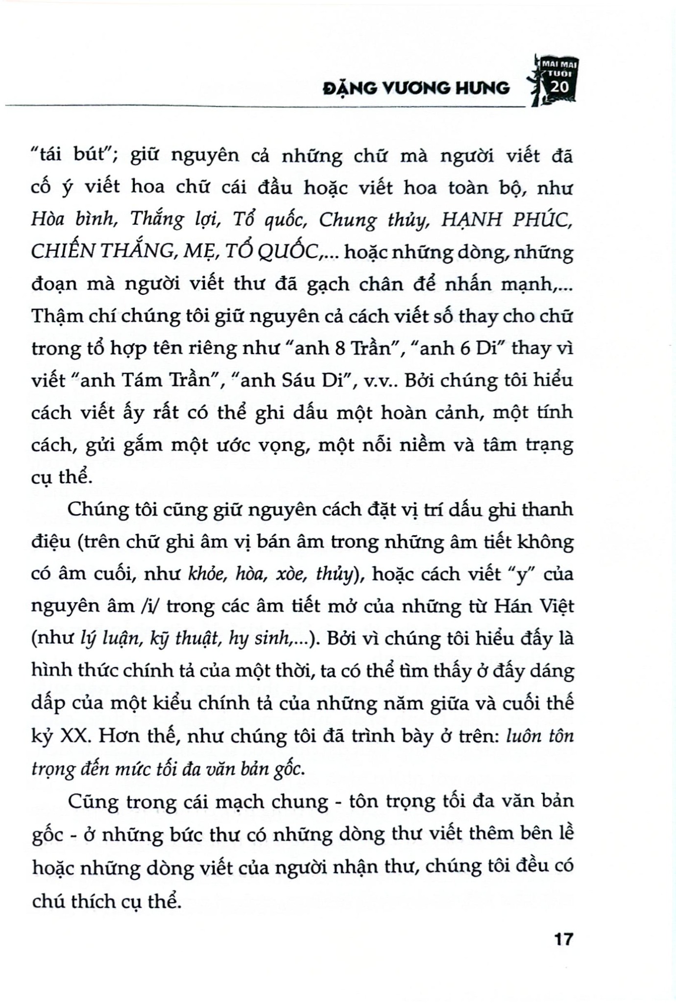 Những Lá Thư Thời Chiến Việt Nam - Đặng Vương Hưng