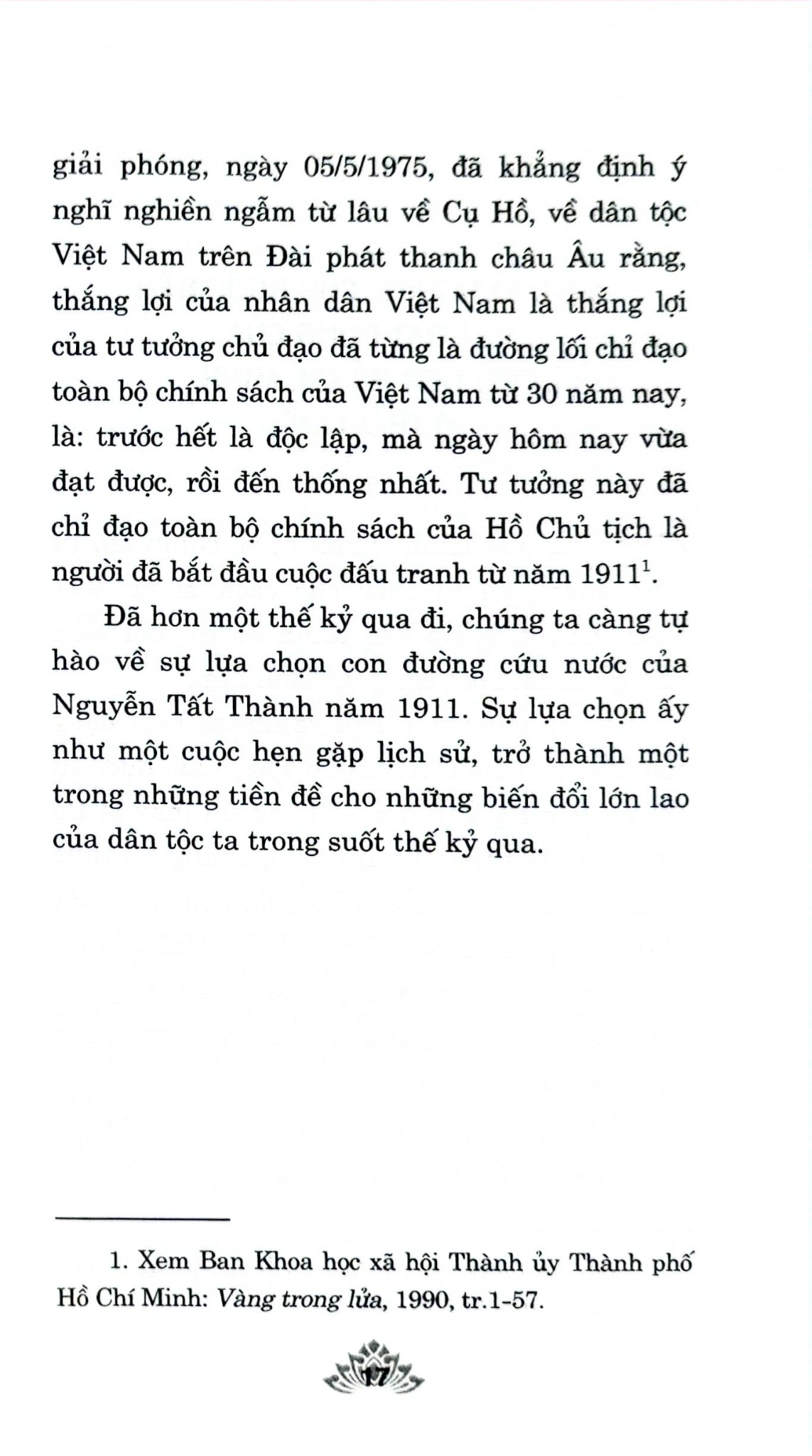Bông Sen Trắng Giữa Lòng Hà Nội - TS. Chu Đức Tính