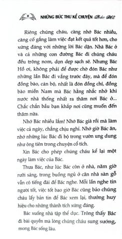  Những Bức Thư Kể Chuyện Bác Hồ (Xuất Bản Lần Thứ Hai) - Vũ Kỳ 