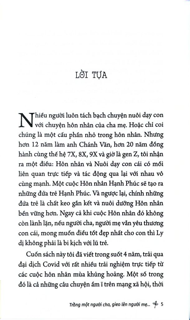 Trồng một người cha gieo lên người mẹ - Hoàng Anh Tú