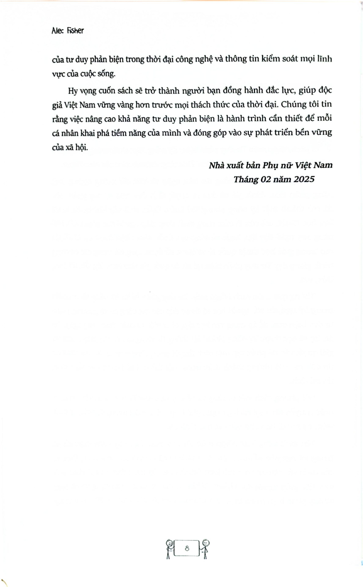 Nhập Môn Tư Duy Phản Biện - Kỹ Năng Thực Chiến Trong Kỷ Nguyên Số - 
Alec Fisher