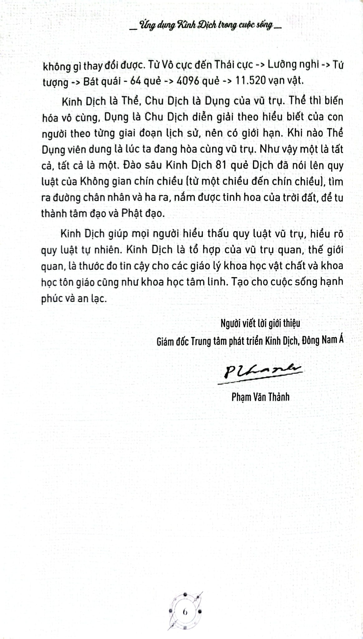 Ứng Dụng Kinh Dịch Trong Cuộc Sống T1 - Những Nguyên Lý Căn Bản - Nguyễn Thăng Long