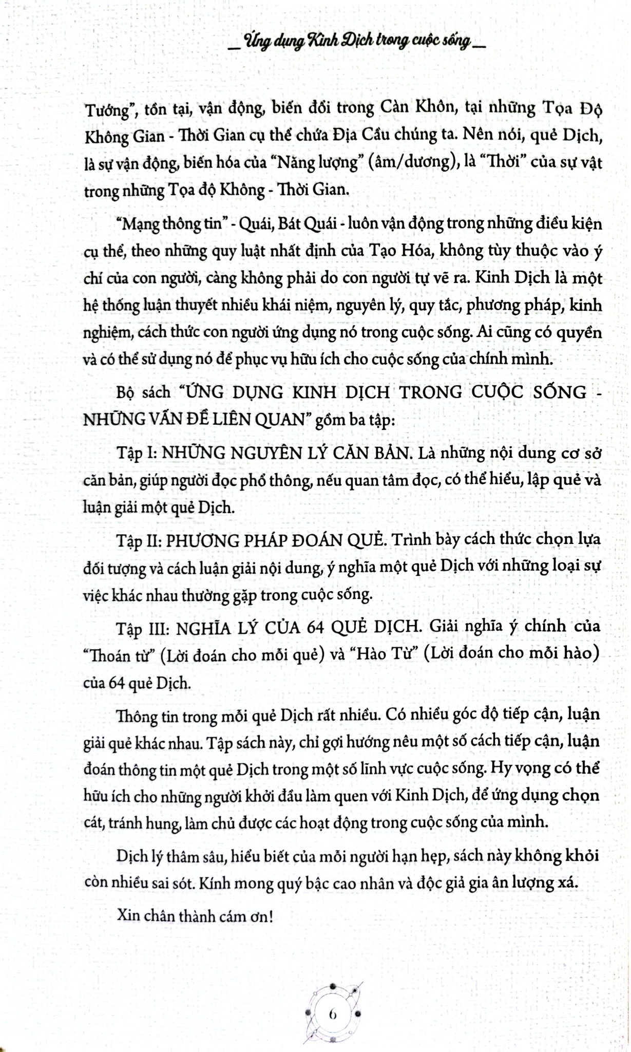 Ứng Dụng Kinh Dịch Trong Cuộc Sống T2 - Phương Pháp Đoán Quẻ - Nguyễn Thăng Long