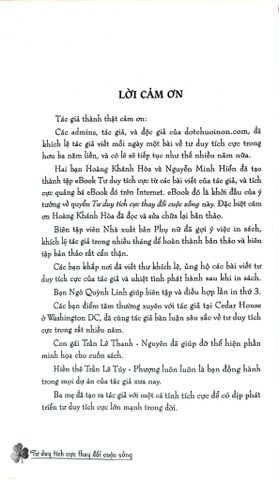  Tư Duy Tích Cực Thay Đổi Cuộc Sống - Trần Đình Hoành 