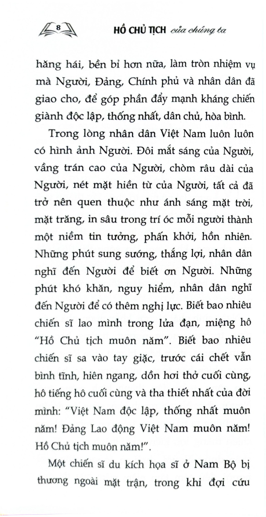Hồ Chủ Tịch Của Chúng Ta (Xuất Bản Lần Thứ Tư) - Nam Mộc