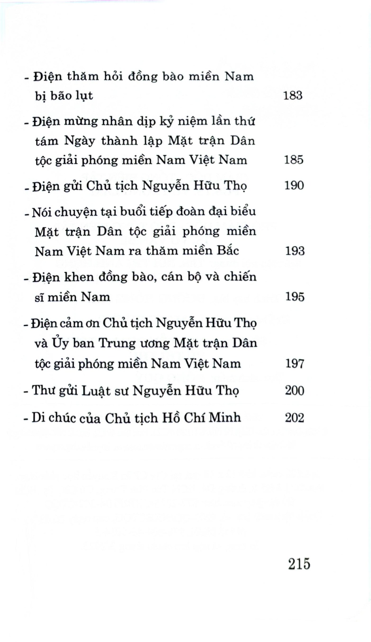 Nam Bộ Là Thành Đồng Của Tổ Quốc - Hồ Chí Minh