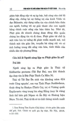  Tôn Giáo Và Đời Sống Tôn Giáo Ở Việt Nam – Hỏi Và Đáp - Đỗ Thị Thanh HươngNguyễn Thái Bình 