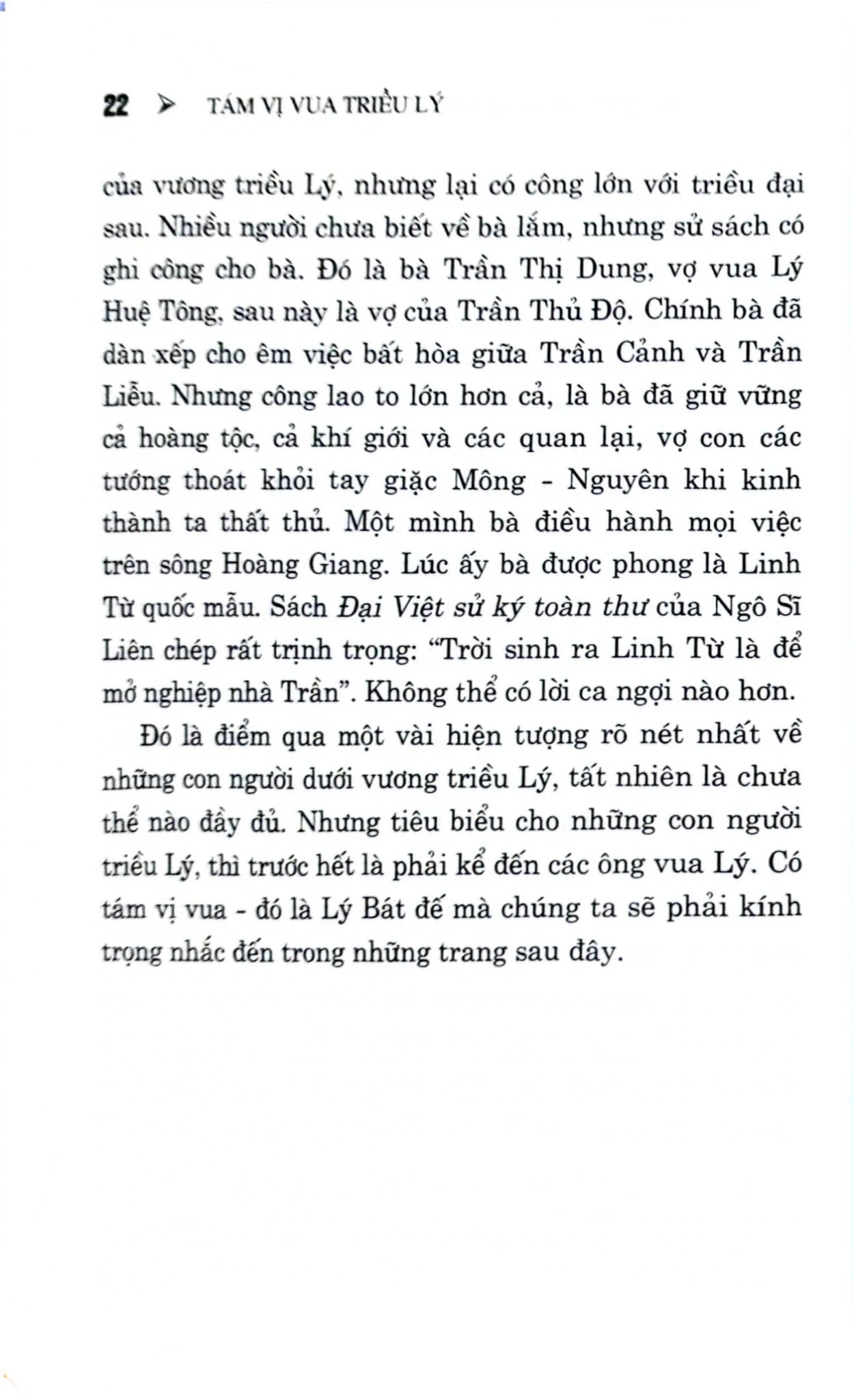 Tám Vị Vua Triều Lý - Vũ Ngọc Khánh