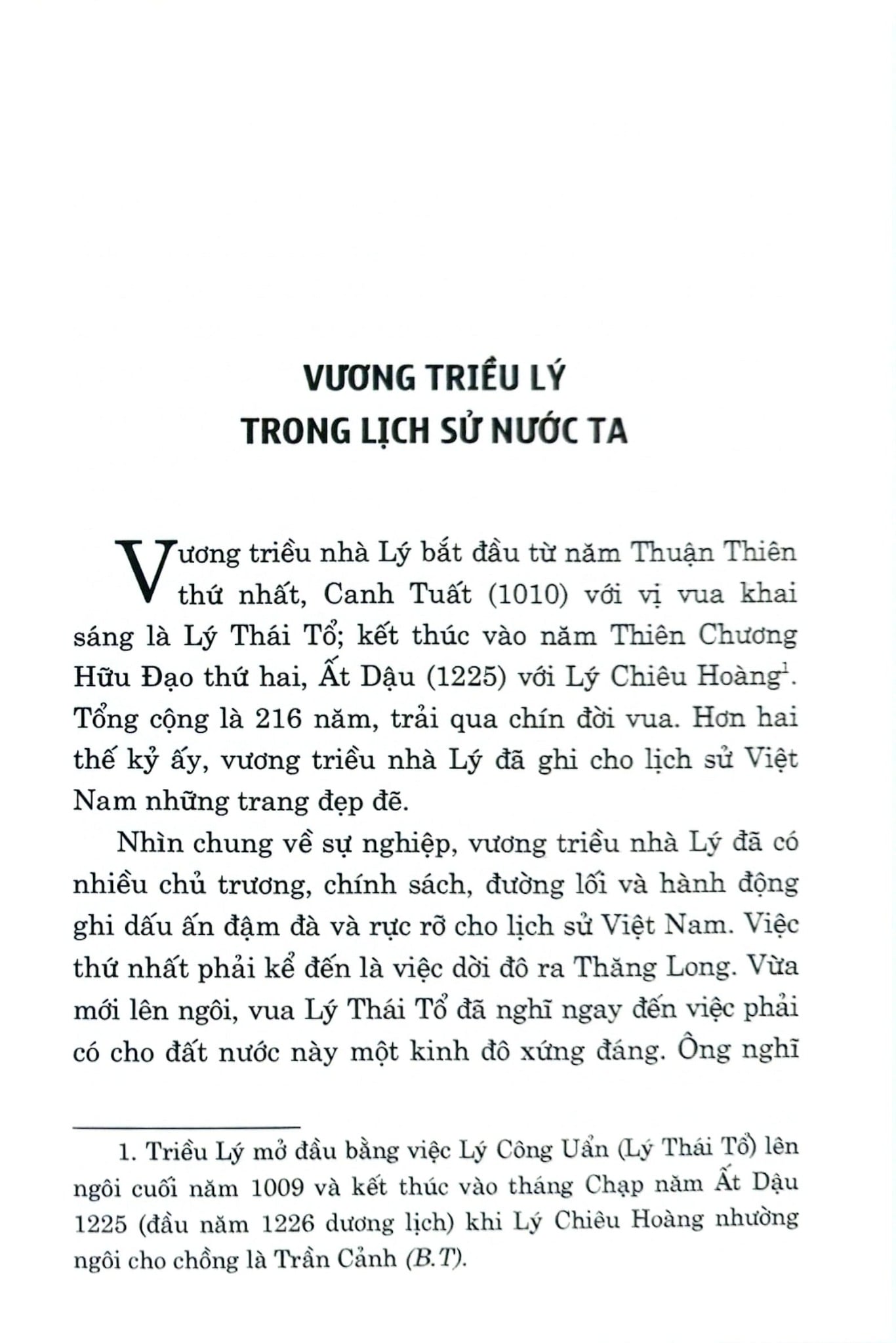 Tám Vị Vua Triều Lý - Vũ Ngọc Khánh