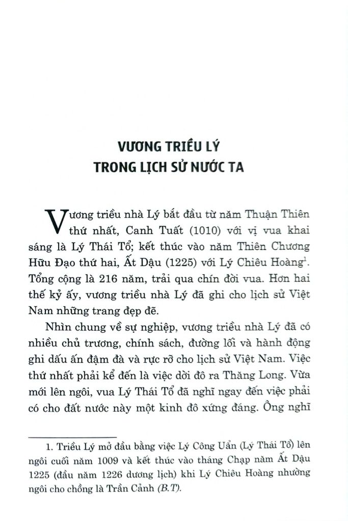 Tám Vị Vua Triều Lý - Vũ Ngọc Khánh