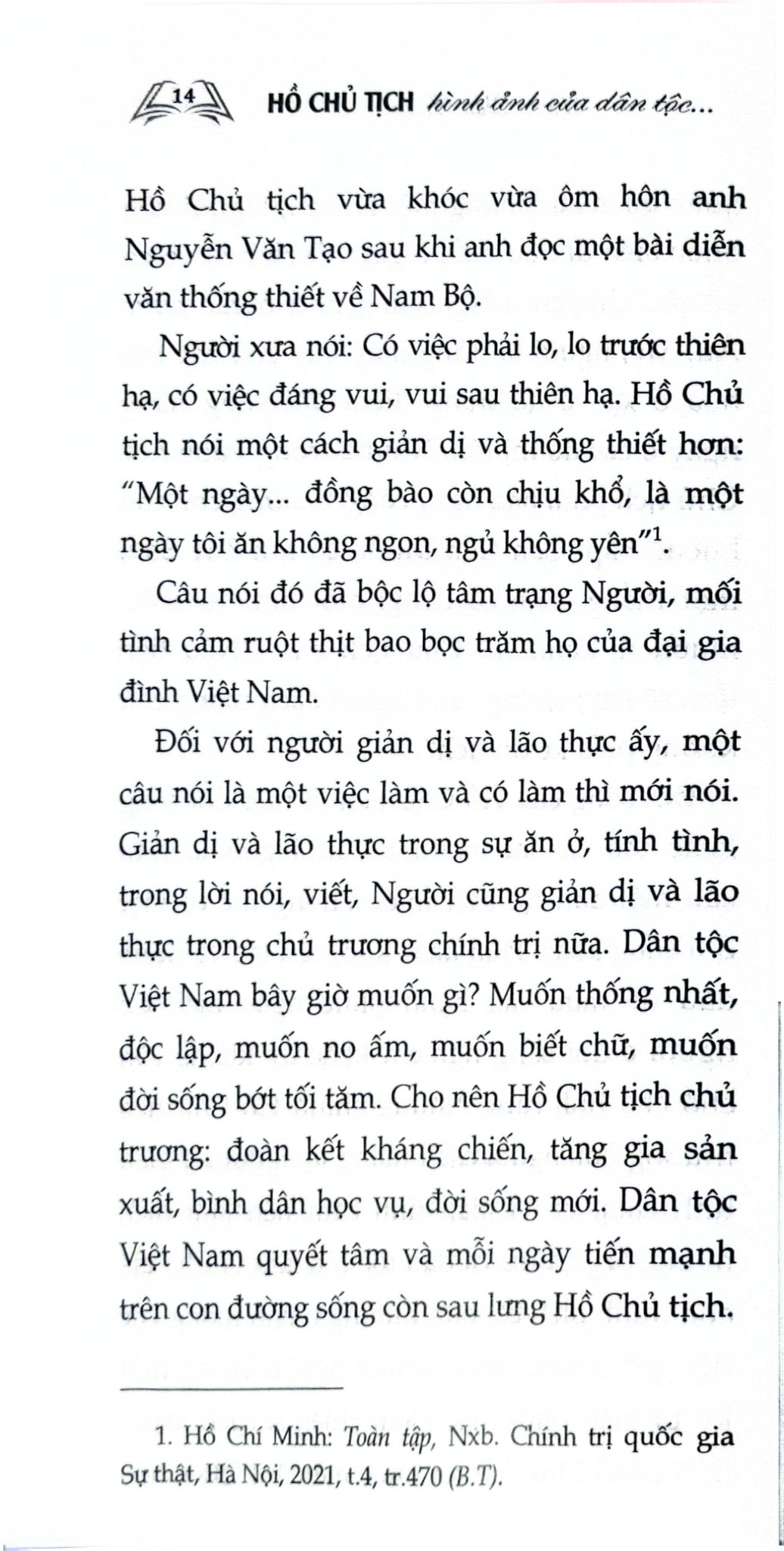 Hồ Chủ Tịch - Hình Ảnh Của Dân Tộc, Tinh Hoa Của Thời Đại - Phạm Văn Đồng