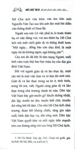  Hồ Chủ Tịch - Hình Ảnh Của Dân Tộc, Tinh Hoa Của Thời Đại - Phạm Văn Đồng 