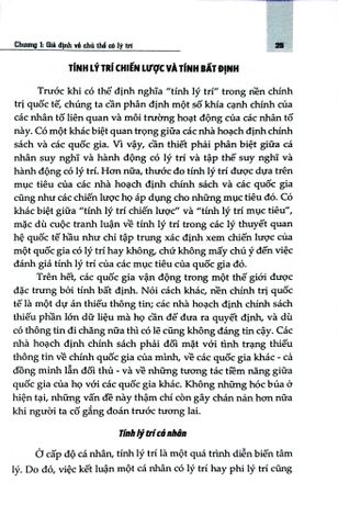  Tư Duy Của Các Quốc Gia - Đối Ngoại Lý Trí - John J.Mearsheimer, Sebastian Rosato 