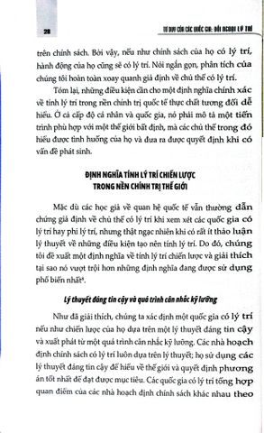  Tư Duy Của Các Quốc Gia - Đối Ngoại Lý Trí - John J.Mearsheimer, Sebastian Rosato 