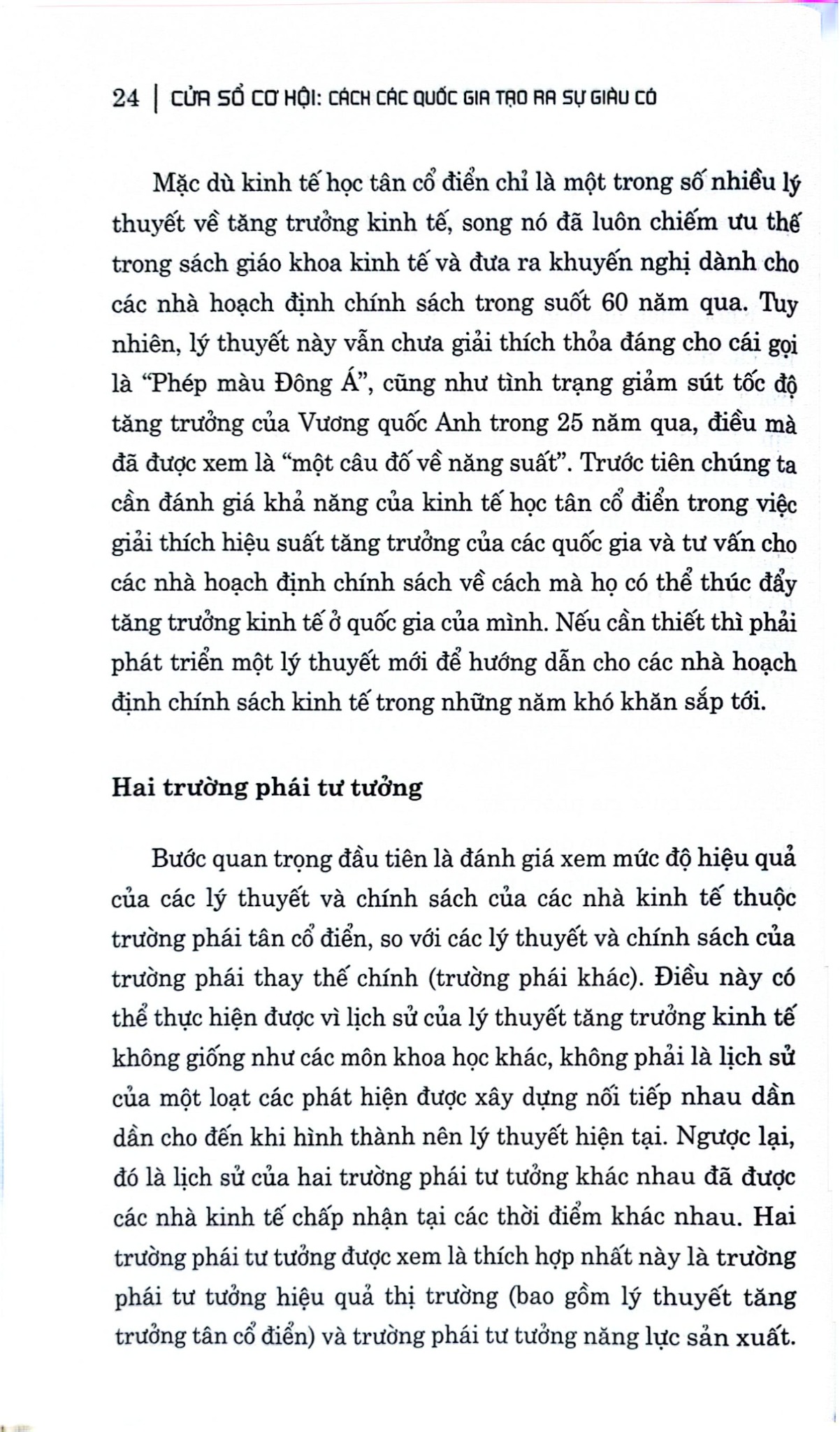 Cửa Sổ Cơ Hội - Cách Các Quốc Gia Tạo Ra Sự Giàu Có - David Sainsbury