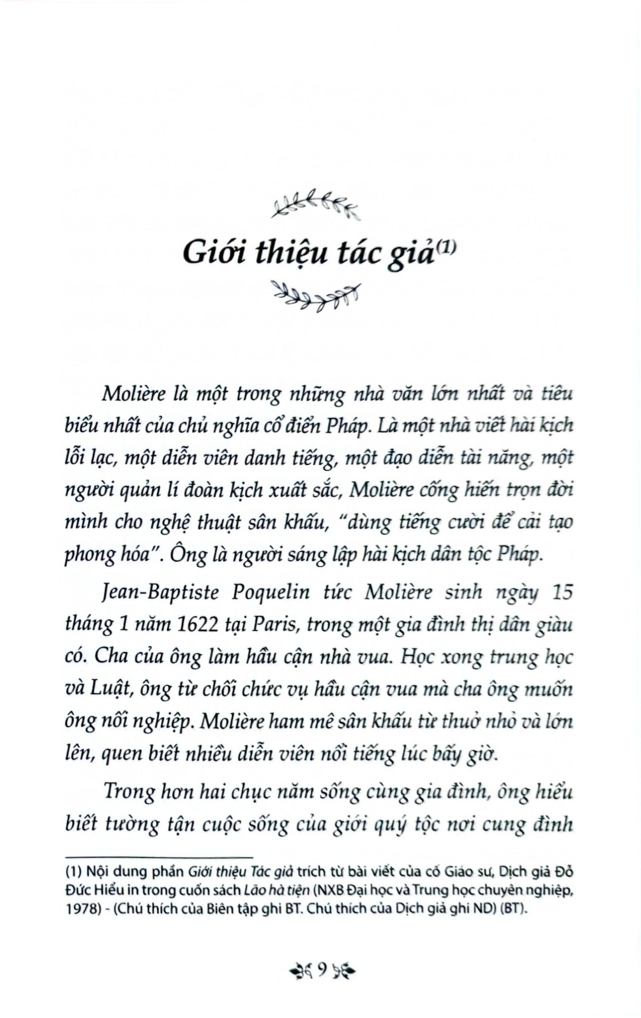 Lão Hà Tiện - Tủ Sách Văn Học Trong Nhà Trường - Molière