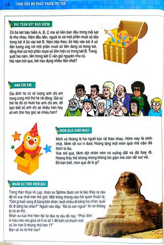  1000 Câu Đố Phát Triển Trí Tuệ (Bộ 2 Tập) - Xing Tao 