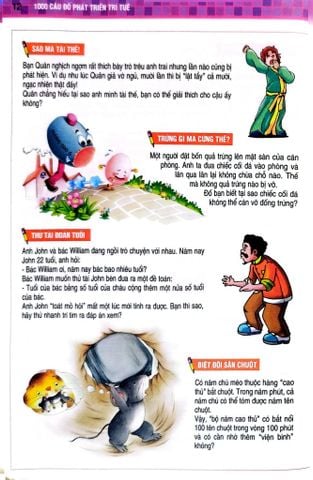  1000 Câu Đố Phát Triển Trí Tuệ (Bộ 2 Tập) - Xing Tao 