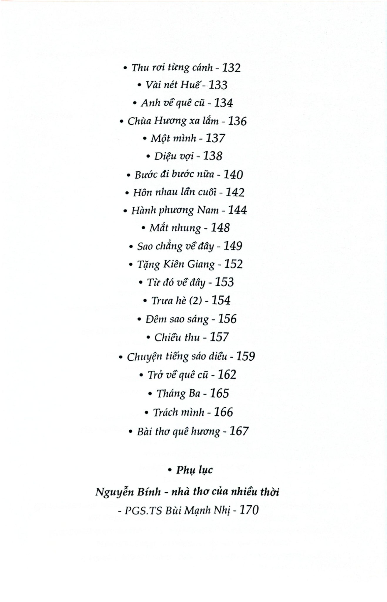 Thơ Nguyễn Bính - Nguyễn Bính