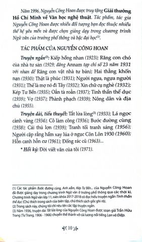  Truyện Ngắn Nguyễn Công Hoan - Tủ Sách Văn Học Trong Nhà Trường - Nguyễn Công Hoan 