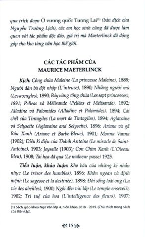  Con Chim Xanh - Tủ Sách Văn Học Trong Nhà Trường - Maurice Maeterlinck 