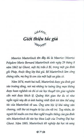  Con Chim Xanh - Tủ Sách Văn Học Trong Nhà Trường - Maurice Maeterlinck 