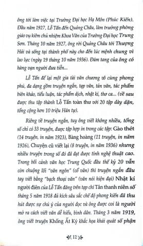  Truyện Ngắn Lỗ Tấn - Tủ Sách Văn Học Trong Nhà Trường - Lỗ Tấn 