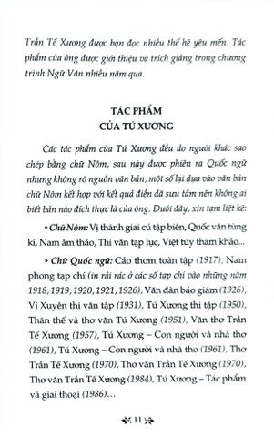  Thơ Trần Tế Xương - Tủ Sách Văn Học Trong Nhà Trường - Trần Tế Xương 