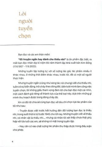  65 Truyện Ngắn Hay Dành Cho Thiếu Nhi (Sách Kỉ Niệm 65 Năm) - Nhiều Tác Giả 