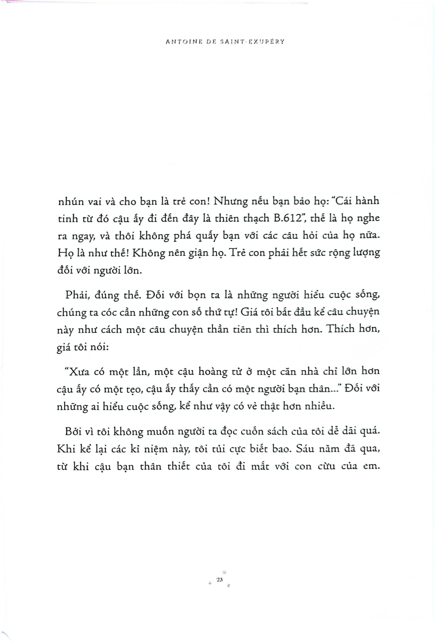 Hoàng Tử Bé - Antoine De Saint Exupéry