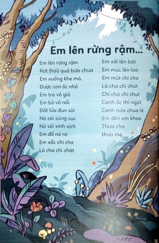 Đồng Dao Cho Bé - Nựng Nựng Nà Nà - Câu Hát Yêu Thương - Hiếu Minh, Vườn Illustration 