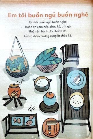  Đồng Dao Cho Bé - Nựng Nựng Nà Nà - Câu Hát Yêu Thương - Hiếu Minh, Vườn Illustration 