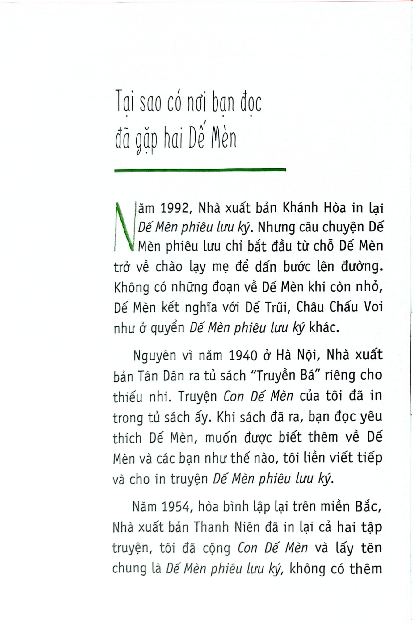 Dế Mèn Phiêu Lưu Ký - Tô Hoài