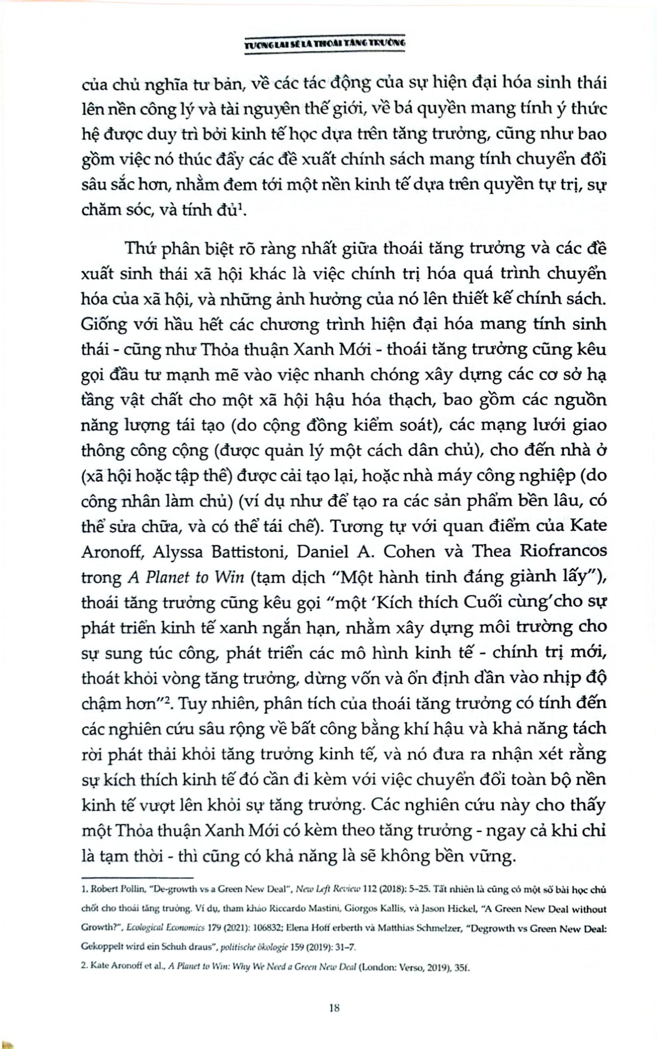 Tương Lai Sẽ Là Thoái Tăng Trưởng - Hướng Dẫn Tới Một Thế Giới Vượt Ra Khỏi Chủ Nghĩa Tư Bản - Matthias Schmelzer,Aaron Vansintjan, Andrea Vetter